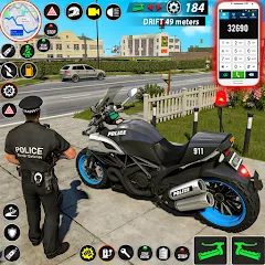Скачать Police Moto Bike Chase Crime с модом — Неограниченные деньги и топливо