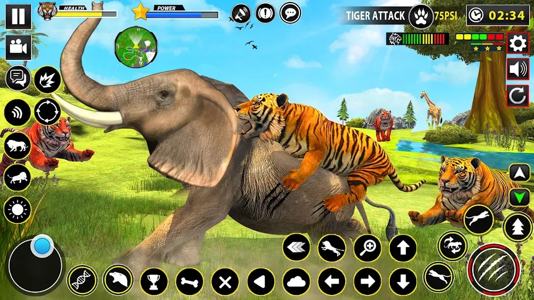 Скачать взлом Tiger Simulator Lion games 3D на Андроид — Безлимитные деньги и энергия — скриншот 3 Скачать взлом Tiger Simulator Lion games 3D на Андроид — Безлимитные деньги и энергия — скриншот 3