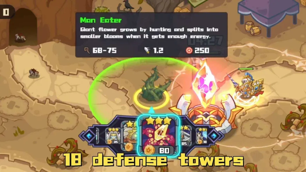 Скачать Chrono Crystal - Tower Defense на Android — Безлимитные монеты и кристаллы — скриншот 3