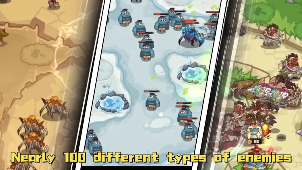 Скачать Chrono Crystal - Tower Defense на Android — Безлимитные монеты и кристаллы — скриншот 4