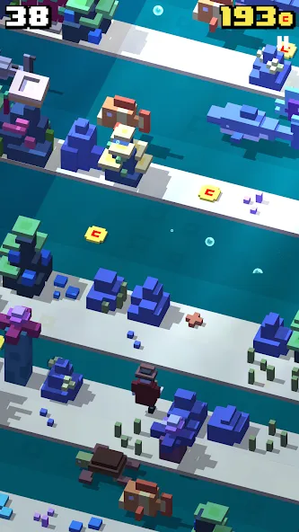 Скачать Crossy Road с модом — Бесконечные монеты и разблокированы персонажи — скриншот 3