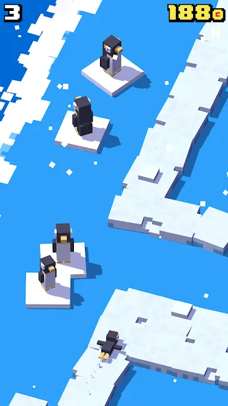 Скачать Crossy Road с модом — Бесконечные монеты и разблокированы персонажи — скриншот 4