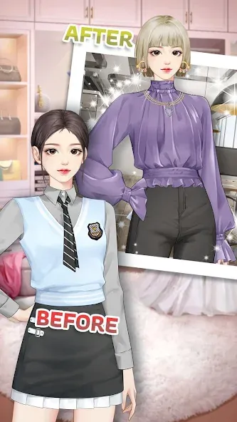 Fashion City：Style&Dress Up MOD APK — Безлимитные деньги и алмазы — скриншот 2