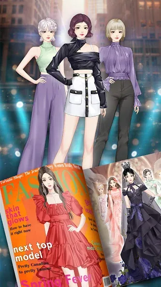 Fashion City：Style&Dress Up MOD APK — Безлимитные деньги и алмазы — скриншот 4