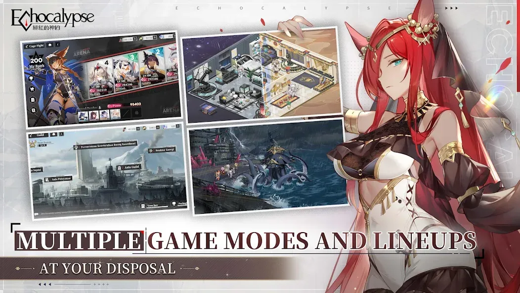 Скачать Echocalypse MOD APK — Безлимитные ресурсы и усиленные герои — скриншот 5