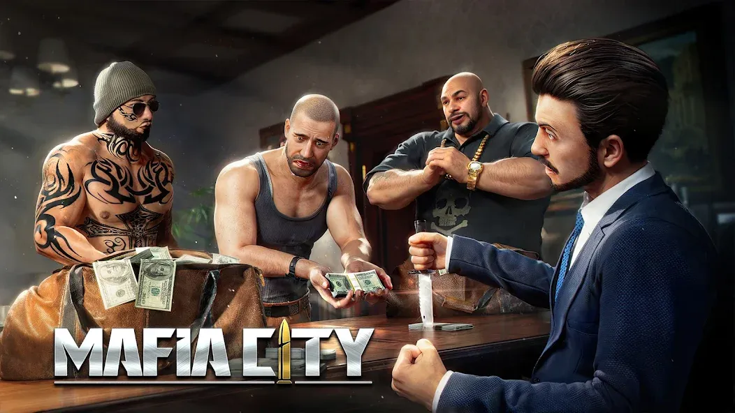 Скачать Mafia City — Последняя версия (Безлимитные деньги и ресурсы) — скриншот 1