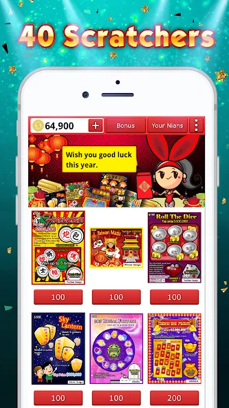 Скачать Lottery Scratch Off - Mahjong на Android — Безлимитные монеты и бонусы — скриншот 4 Скачать Lottery Scratch Off - Mahjong на Android — Безлимитные монеты и бонусы — скриншот 4