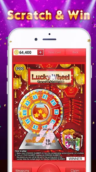 Скачать Lottery Scratch Off - Mahjong на Android — Безлимитные монеты и бонусы — скриншот 5 Скачать Lottery Scratch Off - Mahjong на Android — Безлимитные монеты и бонусы — скриншот 5