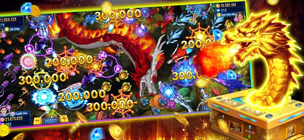 Скачать Dragon King:fish table games MOD APK — Безлимитные монеты и бонусы — скриншот 4