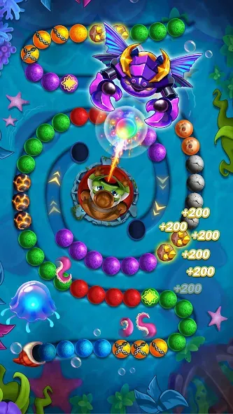 Marble Puzzle Legend MOD — Безлимитные жизни и подсказки на Андроид — скриншот 1