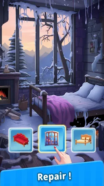 Merge Designer - Decor & Story на Андроид — Мод Безлимитные деньги и ресурсы — скриншот 2