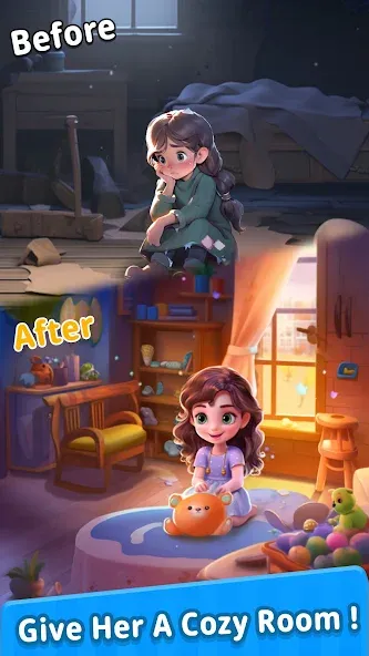 Merge Designer - Decor & Story на Андроид — Мод Безлимитные деньги и ресурсы — скриншот 3