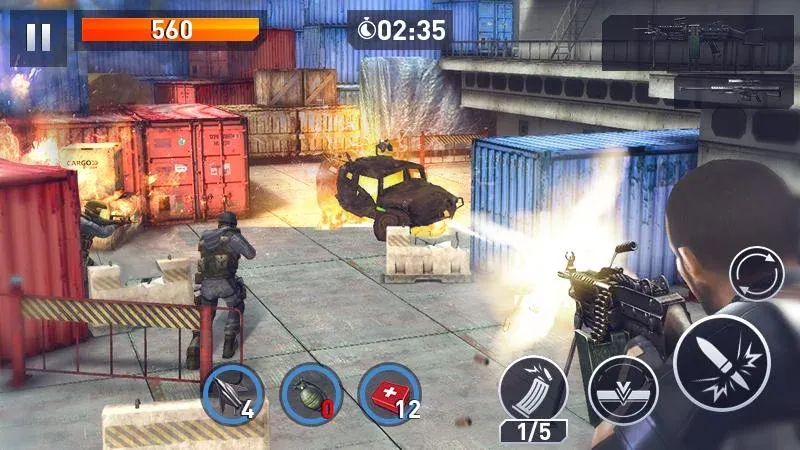 Elite Killer: SWAT — Мод: Безлимитные патроны и открыто оружие — скриншот 1 Elite Killer: SWAT — Мод: Безлимитные патроны и открыто оружие — скриншот 1