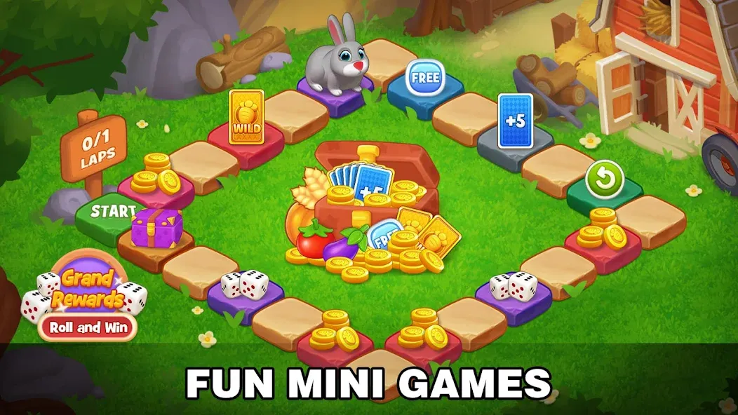 Solitaire Farm: Card Games MOD APK — Безлимитные монеты и подсказки — скриншот 3 Solitaire Farm: Card Games MOD APK — Безлимитные монеты и подсказки — скриншот 3