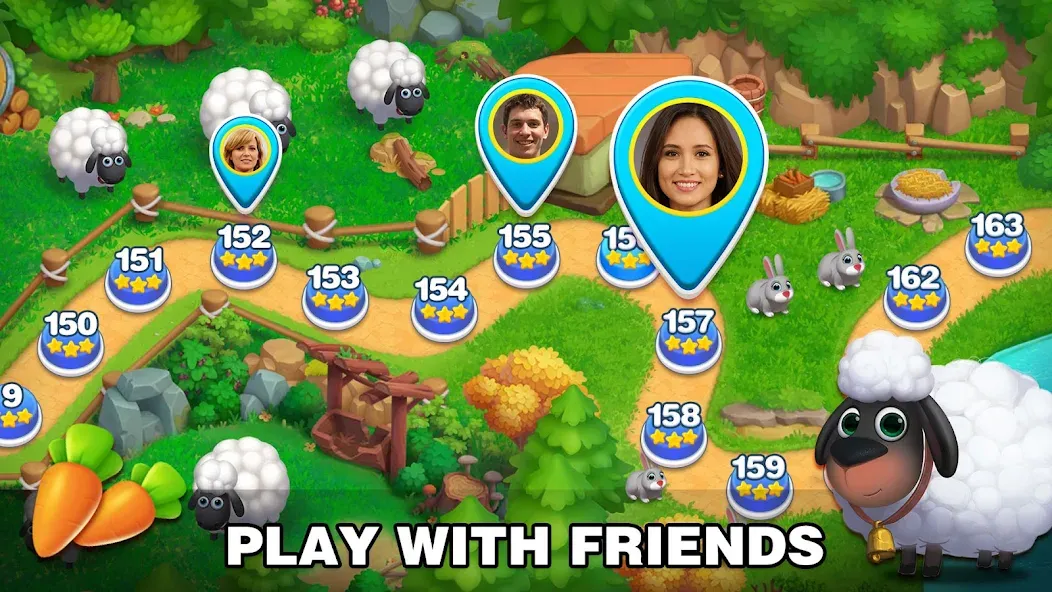 Solitaire Farm: Card Games MOD APK — Безлимитные монеты и подсказки — скриншот 4 Solitaire Farm: Card Games MOD APK — Безлимитные монеты и подсказки — скриншот 4