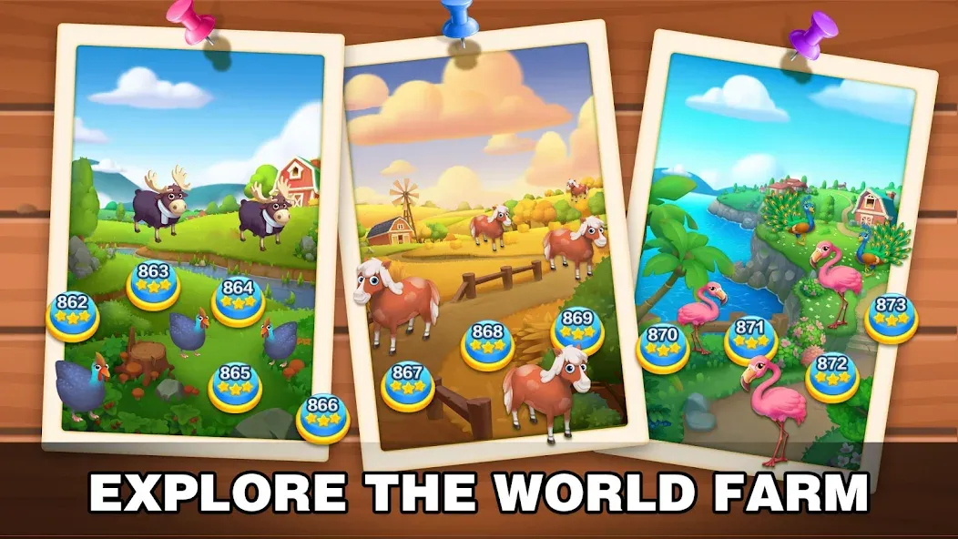 Solitaire Farm: Card Games MOD APK — Безлимитные монеты и подсказки — скриншот 5 Solitaire Farm: Card Games MOD APK — Безлимитные монеты и подсказки — скриншот 5