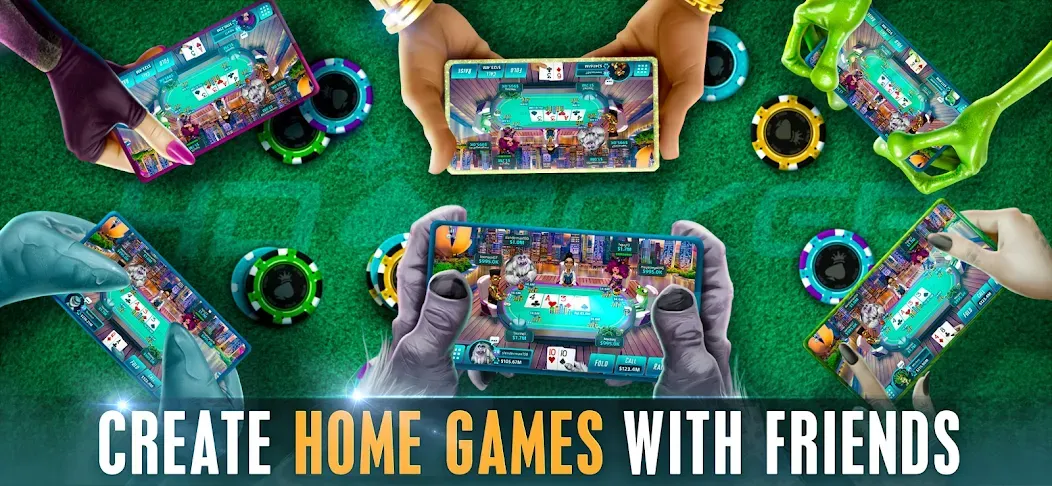 Взломанная HD Poker: Texas Holdem Casino на Андроид — Безлимитные фишки и все столы открыты — скриншот 2 Взломанная HD Poker: Texas Holdem Casino на Андроид — Безлимитные фишки и все столы открыты — скриншот 2