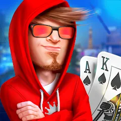 Взломанная HD Poker: Texas Holdem Casino на Андроид — Безлимитные фишки и все столы открыты