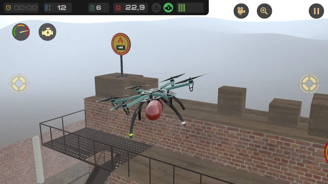 Скачать Edu Drone Simulator — Последняя версия (Безлимитные монеты и все уровни) — скриншот 2