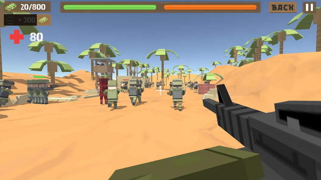 Скачать Border Wars: Army Simulator — Последняя версия (Безлимитные деньги и оружие) — скриншот 3