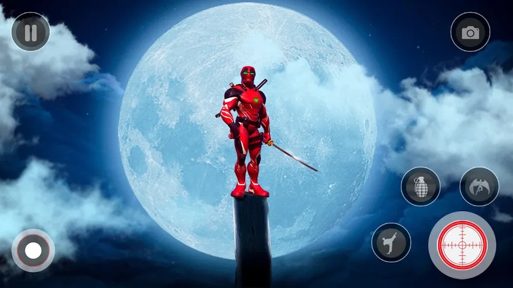 Взломанная Spider Miami Rope Hero Ninja на Андроид — Безлимитные деньги и суперсилы — скриншот 2