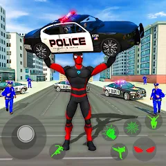 Взломанная Spider Miami Rope Hero Ninja на Андроид — Безлимитные деньги и суперсилы
