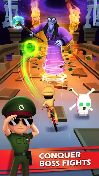 Little Singham Cycle Race MOD APK — Безлимитные монеты и все велосипеды — скриншот 5