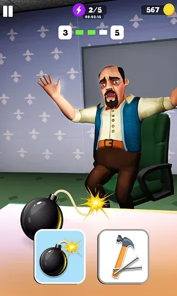 Взлом The Office : Prank The Boss — Безлимитные монеты и подсказки — скриншот 5
