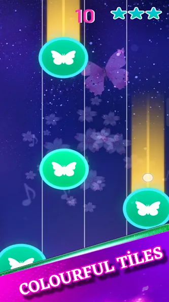 Pop Piano Fire : Magic Tiles 2 — Безлимитные жизни и разблокированы песни — скриншот 1