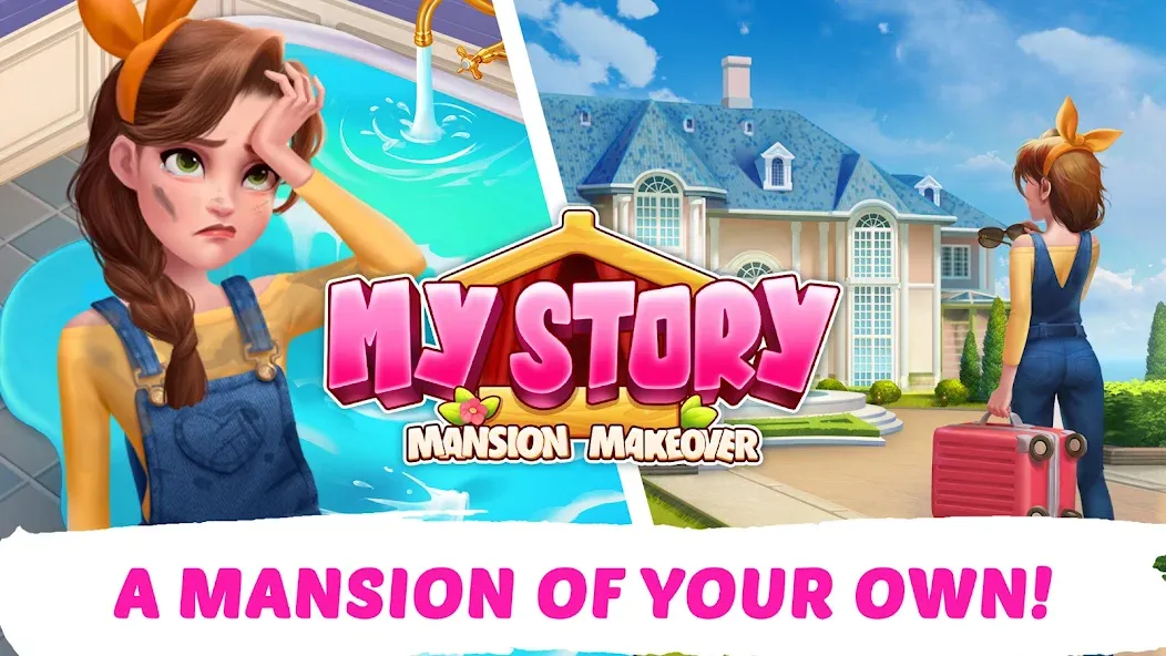 My Story - Mansion Makeover на Андроид — Безлимитные монеты и бесплатный ремонт — скриншот 1 My Story - Mansion Makeover на Андроид — Безлимитные монеты и бесплатный ремонт — скриншот 1