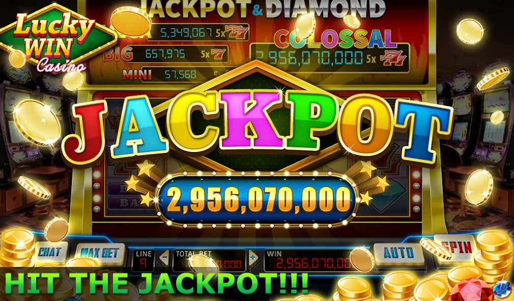 Lucky Win Casino™ SLOTS GAME на Андроид — Мод Много монет и бонусов — скриншот 3