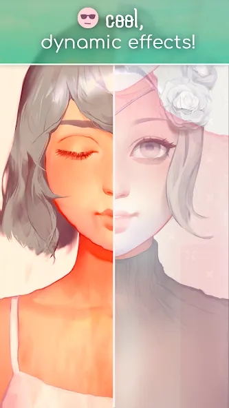 Live Portrait Maker: Girls MOD APK на Android — Разблокированы все наряды — скриншот 4