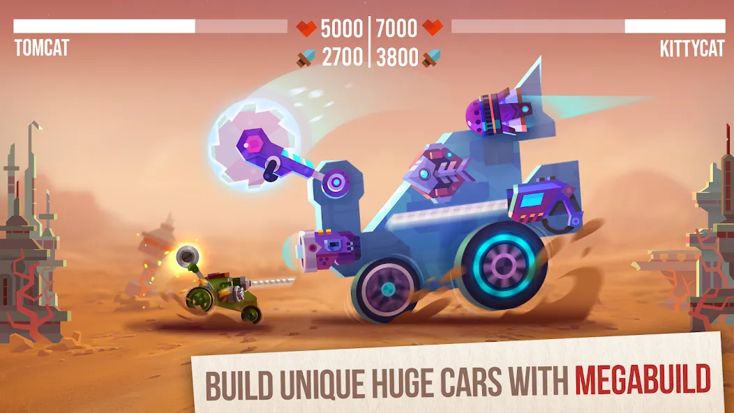 CATS: Crash Arena Turbo Stars — Безлимитные монеты и усиленные машины — скриншот 1