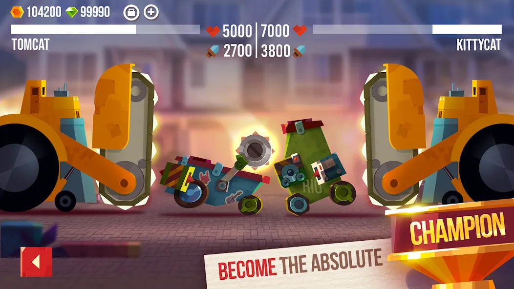 CATS: Crash Arena Turbo Stars — Безлимитные монеты и усиленные машины — скриншот 5