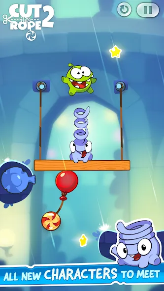 Скачать Cut the Rope 2 — Последняя версия (Безлимитные монеты и открыты уровни) — скриншот 4 Скачать Cut the Rope 2 — Последняя версия (Безлимитные монеты и открыты уровни) — скриншот 4