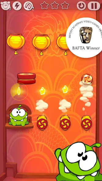 Cut the Rope — Взломанная версия (Безлимитные подсказки и энергия) — скриншот 1