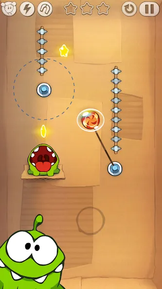 Cut the Rope — Взломанная версия (Безлимитные подсказки и энергия) — скриншот 3