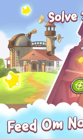 Взломанная Cut the Rope: Experiments на Андроид — Безлимитные монеты и все уровни открыты — скриншот 1