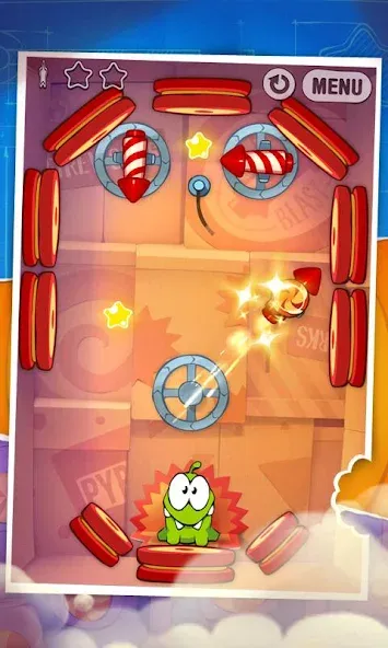 Взломанная Cut the Rope: Experiments на Андроид — Безлимитные монеты и все уровни открыты — скриншот 4