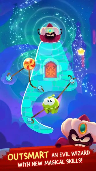 Cut the Rope: Magic Mod APK Безлимитные монеты и все уровни — Скачать на Андроид — скриншот 2