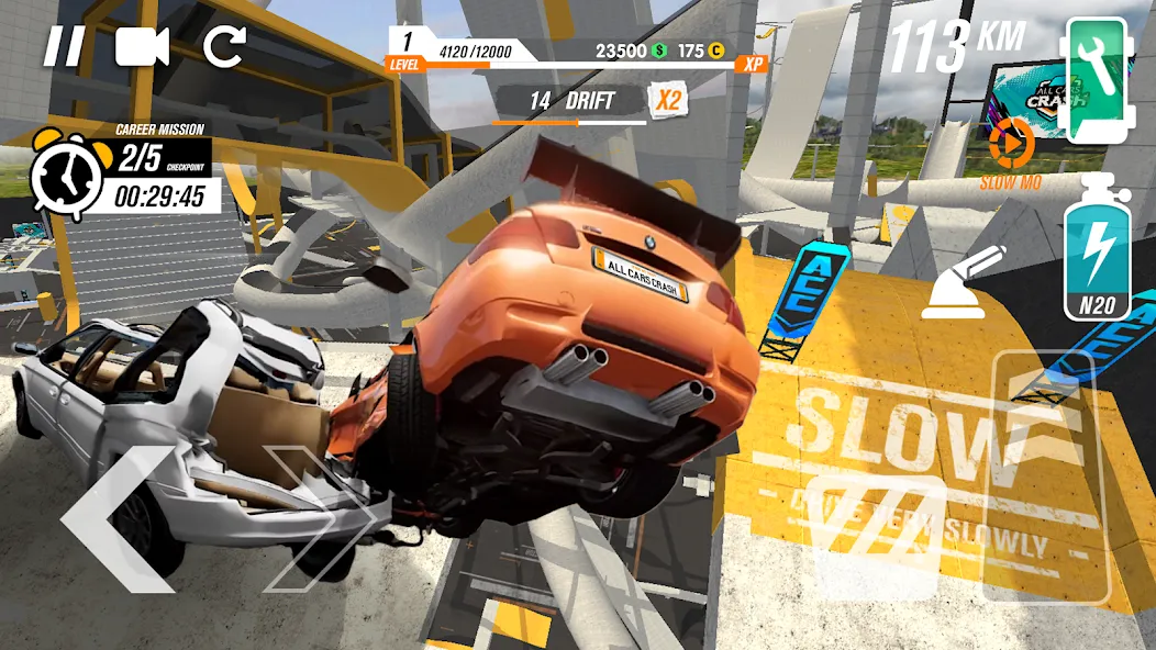 All Cars Crash — Мод: Безлимитные деньги и открыты все машины — скриншот 4 All Cars Crash — Мод: Безлимитные деньги и открыты все машины — скриншот 4