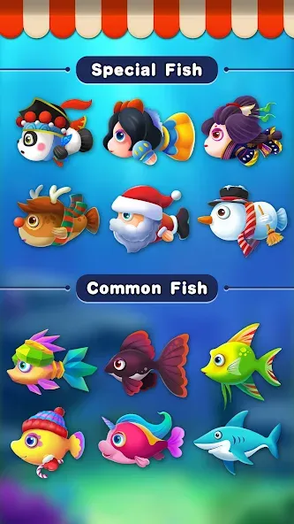 Скачать Solitaire Fish Klondike Card — Последняя версия (Без рекламы и много монет) — скриншот 2