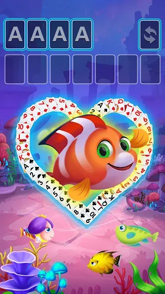 Скачать Solitaire Fish Klondike Card — Последняя версия (Без рекламы и много монет) — скриншот 4