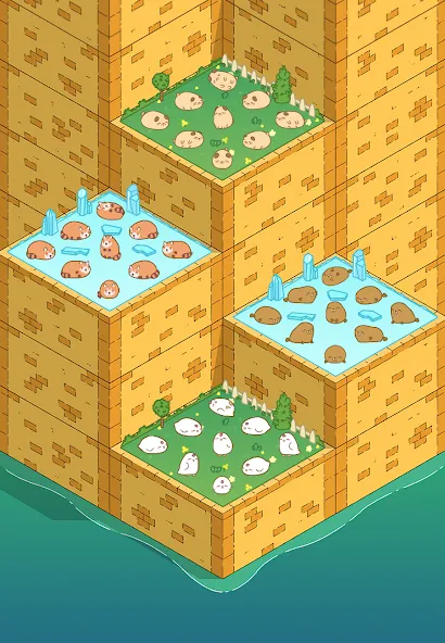 Скачать Secrets of Lazy Animals MOD APK — Открыты все животные и уровни — скриншот 3