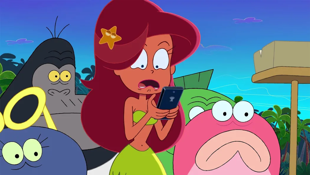 Взломанная Zig & Sharko Driving Game на Андроид — Без рекламы и много монет — скриншот 1