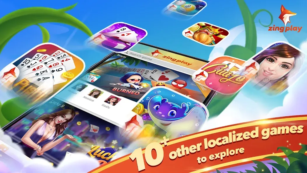 Скачать Tongits Zingplay - Card Game — Безлимитные монеты и бонусы — скриншот 5