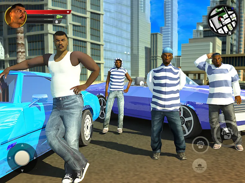 Скачать Mafia Crime: Cars & Gang Wars (Мод: Безлимитные деньги и оружие) на Андроид — скриншот 3