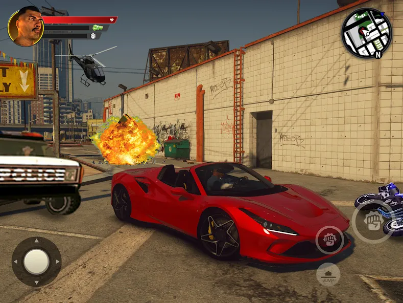 Скачать Mafia Crime: Cars & Gang Wars (Мод: Безлимитные деньги и оружие) на Андроид — скриншот 4