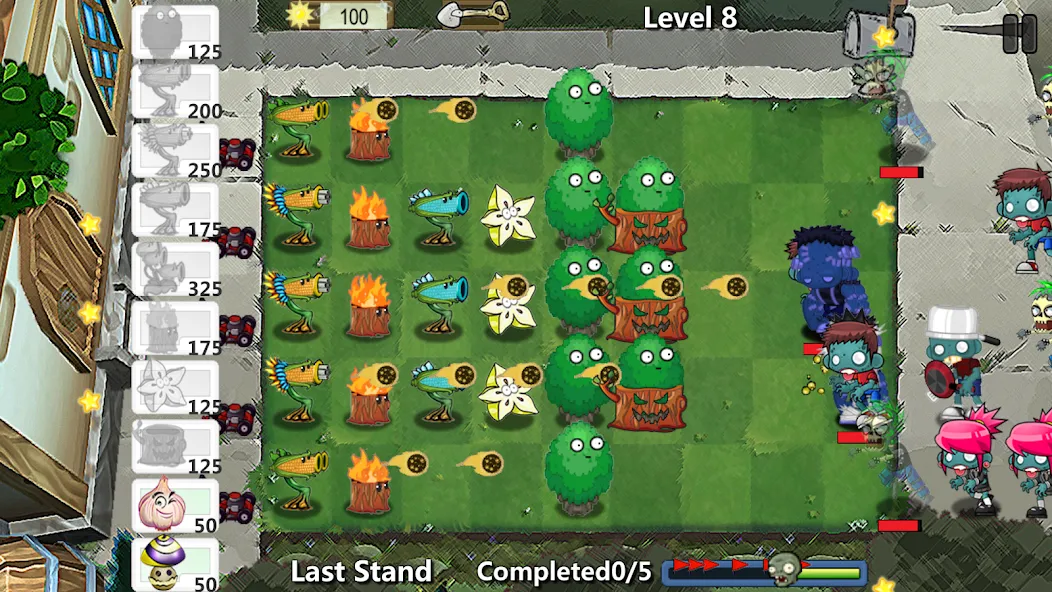 Скачать Plants' War на Android — Много денег и усиленные растения — скриншот 3