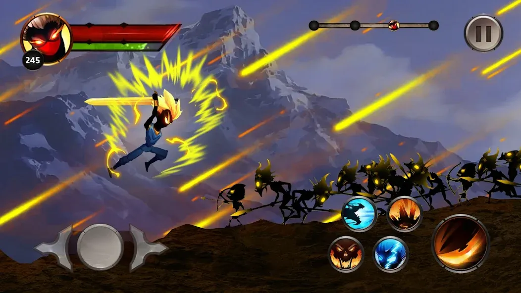 Stickman Legends Offline Games (Мод Безлимитные деньги и мощное оружие) — скриншот 4 Stickman Legends Offline Games (Мод Безлимитные деньги и мощное оружие) — скриншот 4